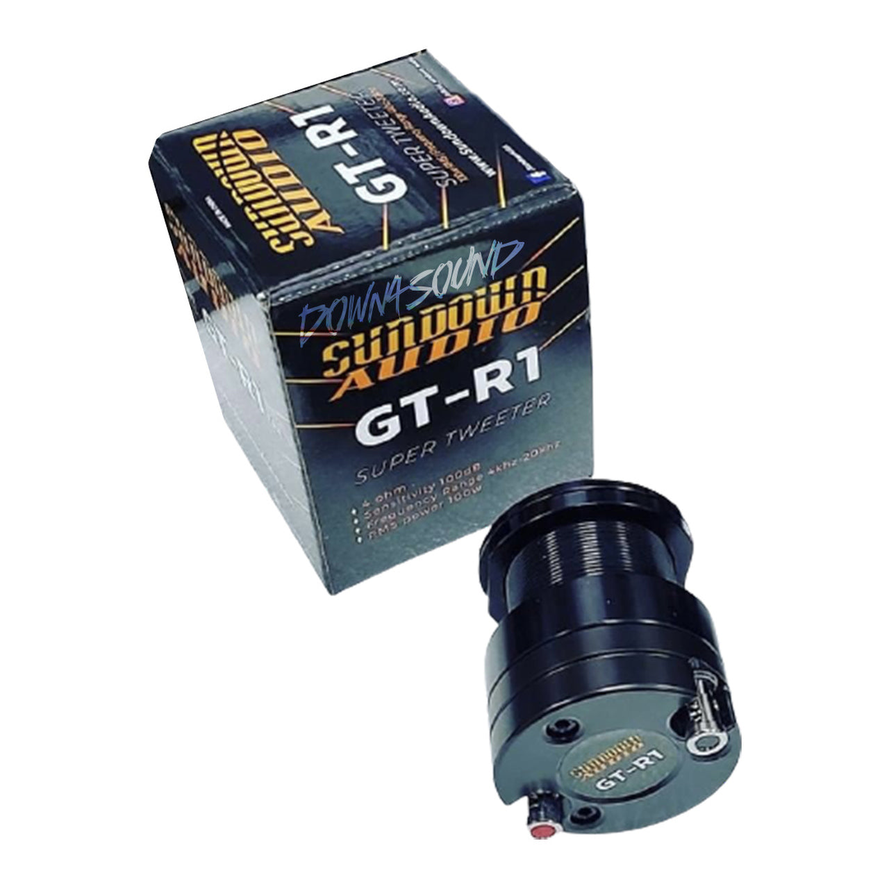 Sundown Audio GT-R1 2" 100W RMS 4-Ohm Aluminum Bullet Horn Car Super Tweeter