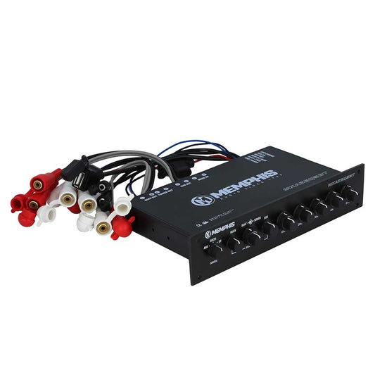 Memphis Audio MXAZEQ5BT Dual-Zone 5-Band Marine Equalizer with Bluetooth Input