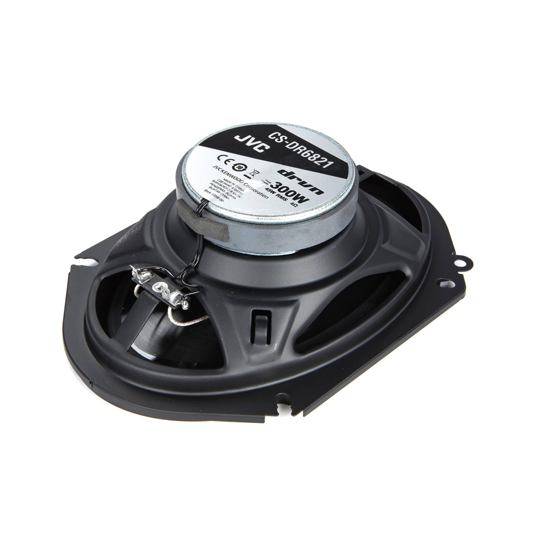 JVC CS-DR6821 300 W Max 6" x 8" 2-Way 4-Ohms Stereo Car Audio Coaxial Speakers
