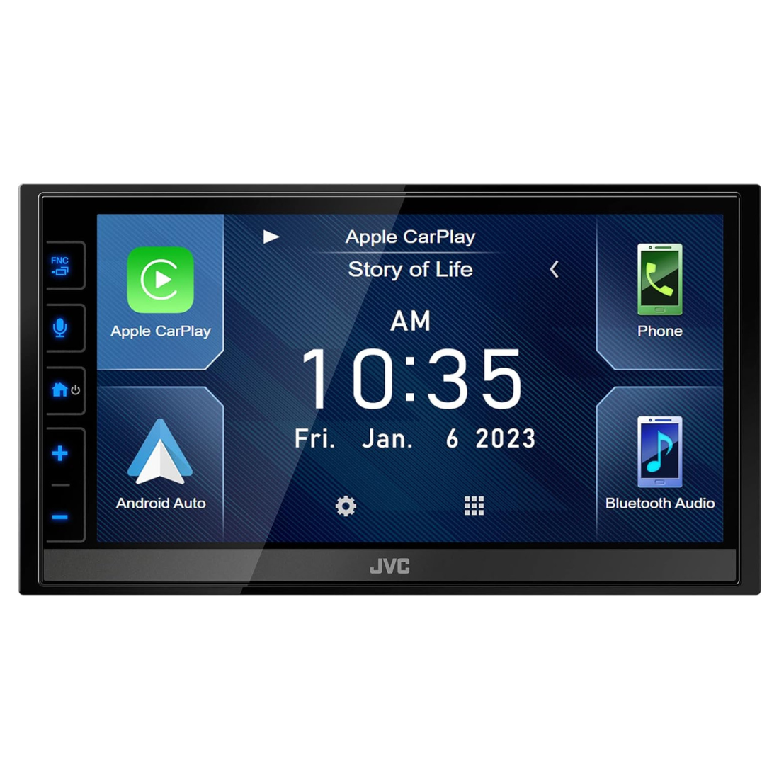 JVC KW-M785BW 2-DIN 6.8" Digital Multimedia Receiver Apple CarPlay Android Auto