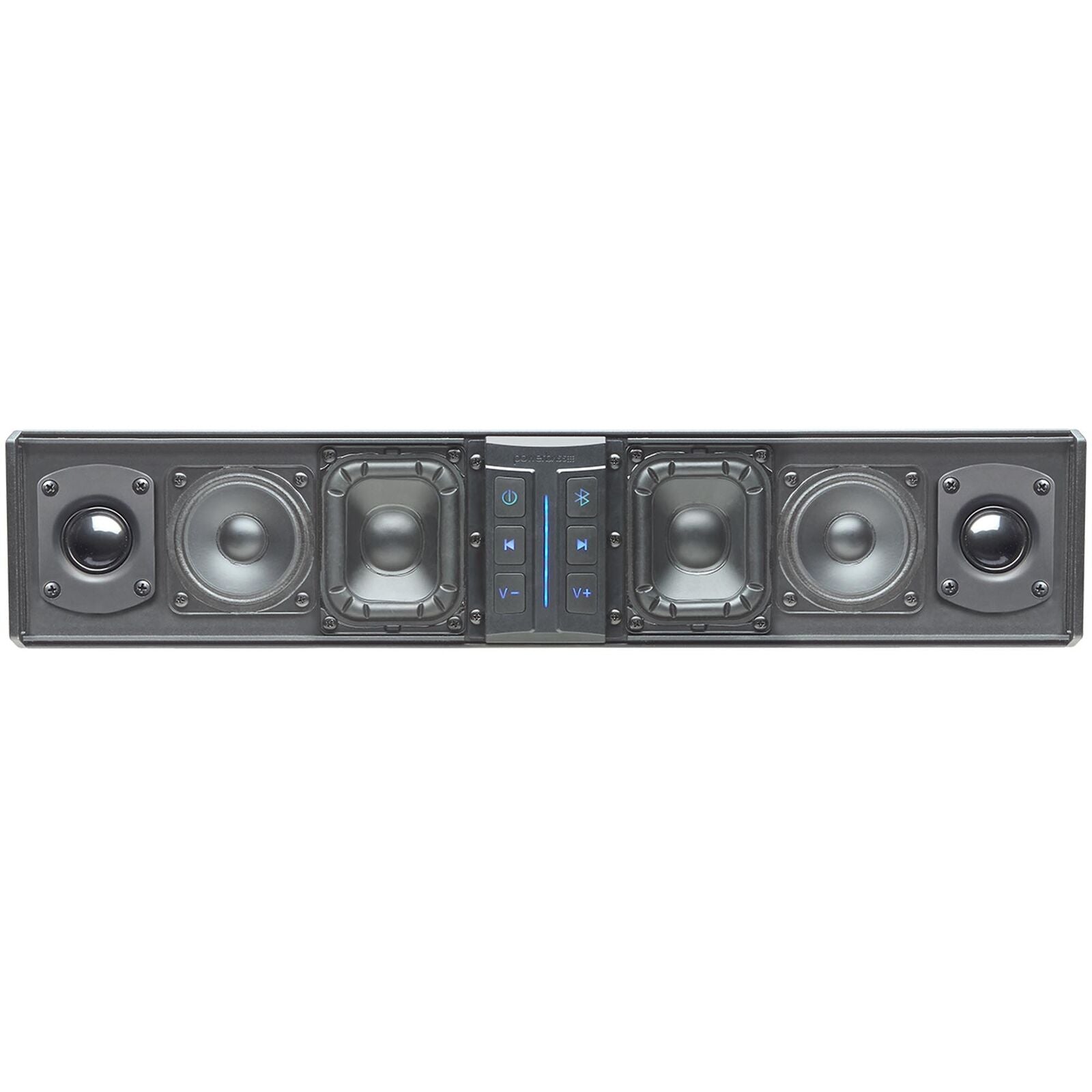 PowerBass XL-650 - 6 Speaker System Bluetooth Powersports Sound Bar - 250 Watts RMS