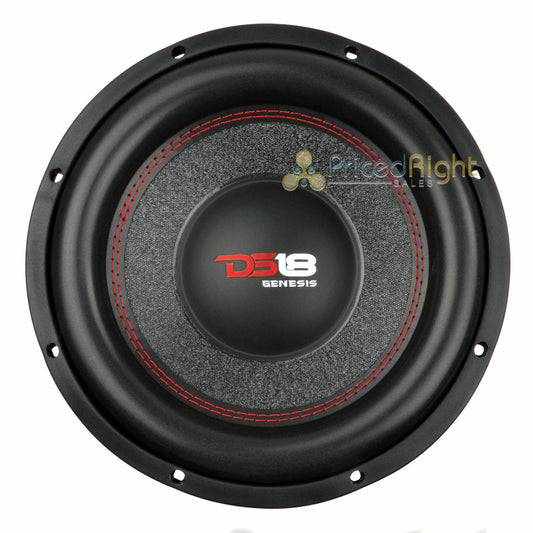 DS18 GEN-X104D 10" Inch Subwoofer 800 Watts Max Dual 4 Ohm Bass Sub Woofer Speaker