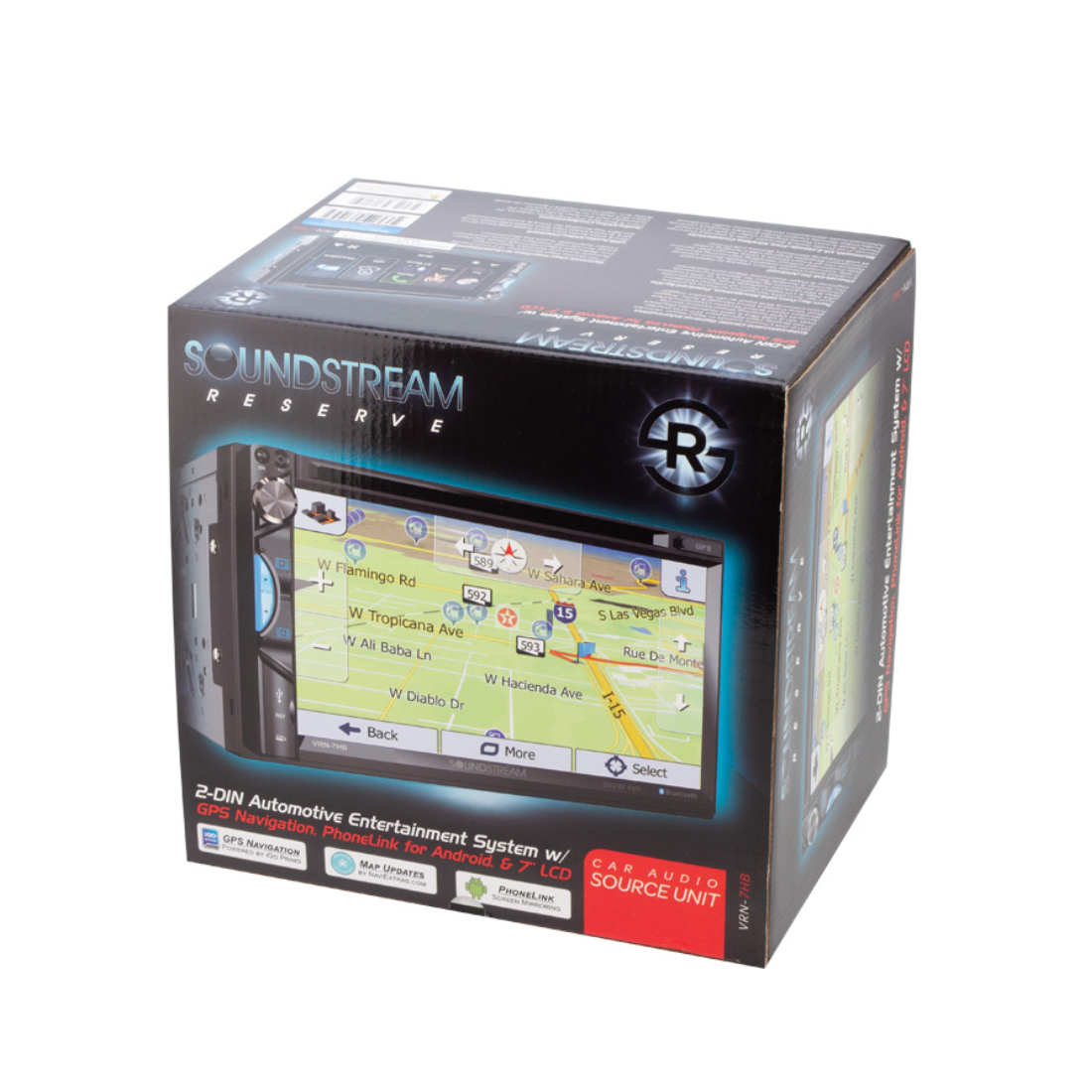 Soundstream VRN-7HB 2-DIN 7" Touchscreen CD/DVD/Bluetooth Navigation Receiver