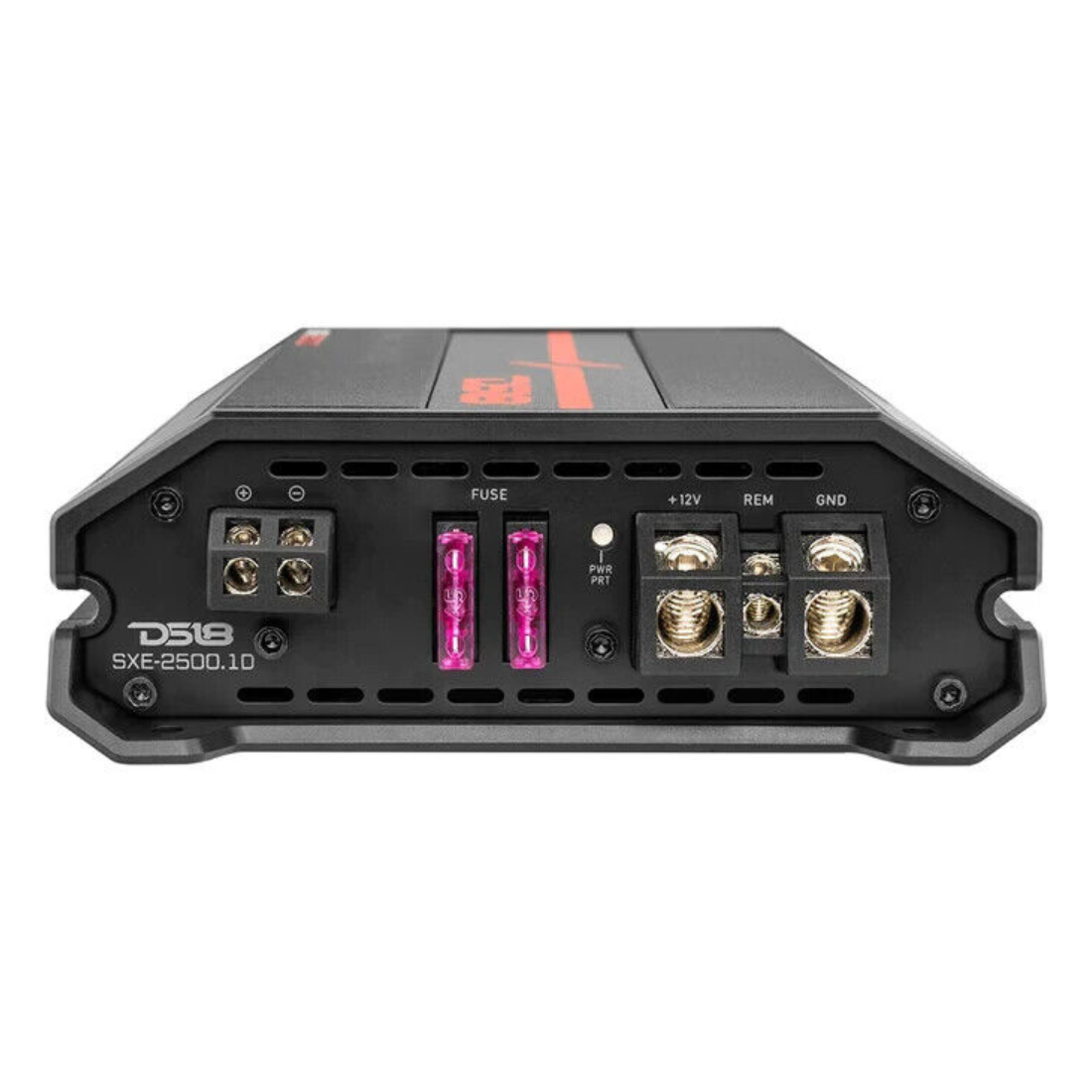 DS18 SXE-2500.1D/BK 1-CH Monoblock 2500W Peak Class-D Car Compact Amplifier