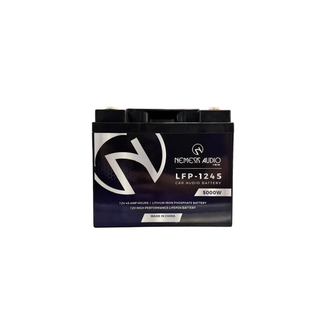 Nemesis Audio LFP-1245 12V 45 Amp Hours 5000 Watts Car Audio Lithium Battery