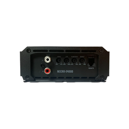 Nemesis Audio MICRO-2400D 1-CH Monoblock 2400W Max Class-D Subwoofer Amplifier