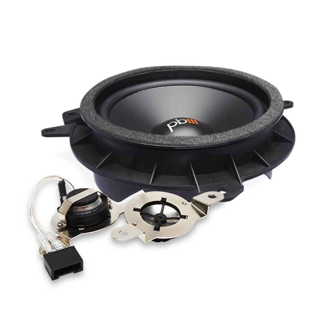 PowerBass OE65C-TY 6.5" 120W Max 4-Ohm Component Speaker System for Toyota/Lexus