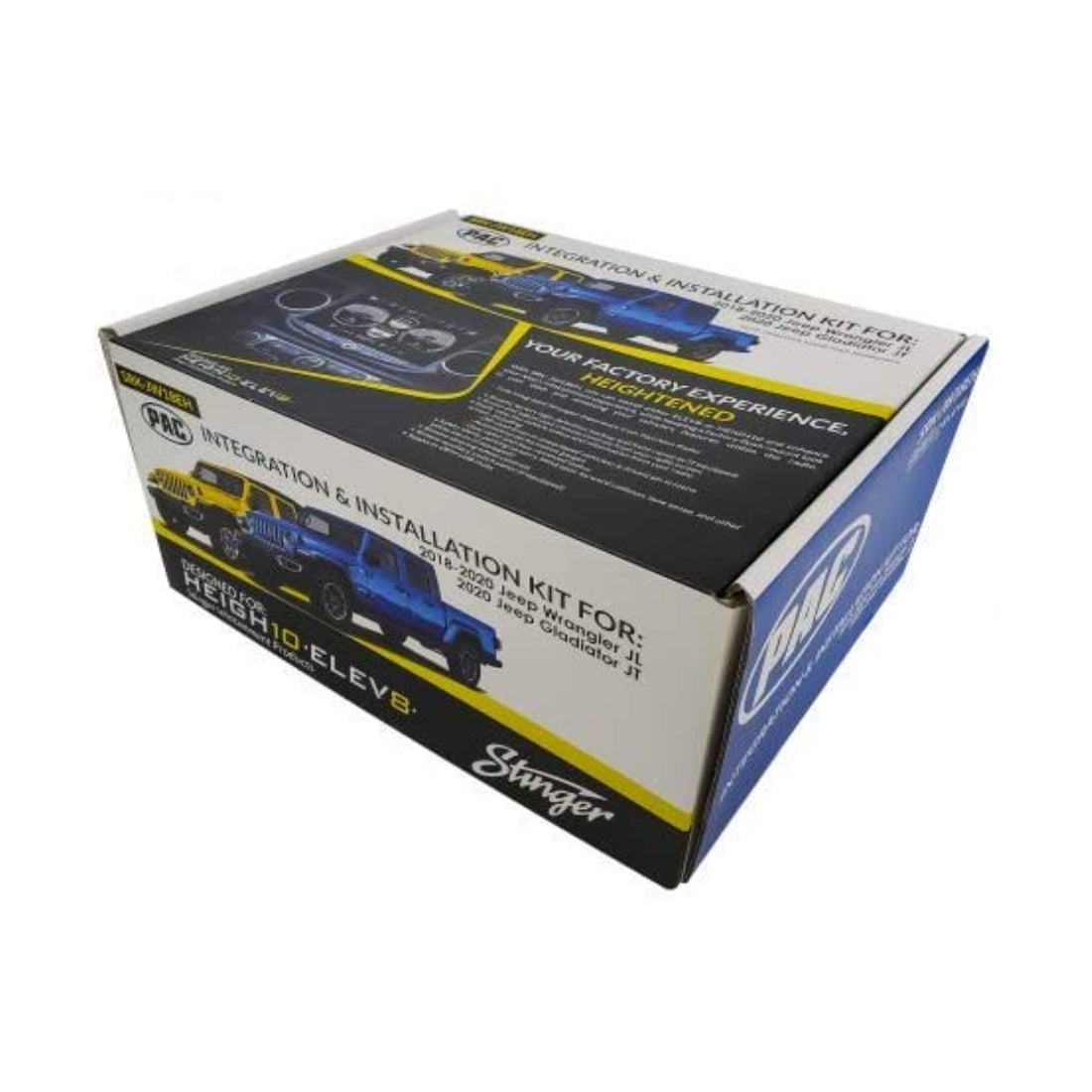 PAC Stinger SRK-JW18EH ELEV8 & HEIGH10 Installation Kit for Wrangler JL 2018+ and Gladiator 2020+