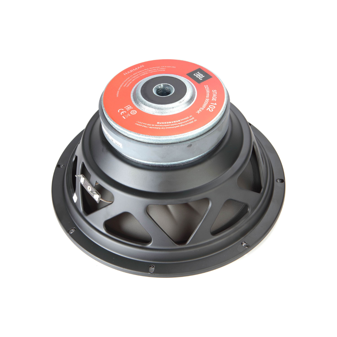 JBL Stage 102 10" 900W Peak Single 4-Ohm Voice Coil SVC Car Audio Subwoofer