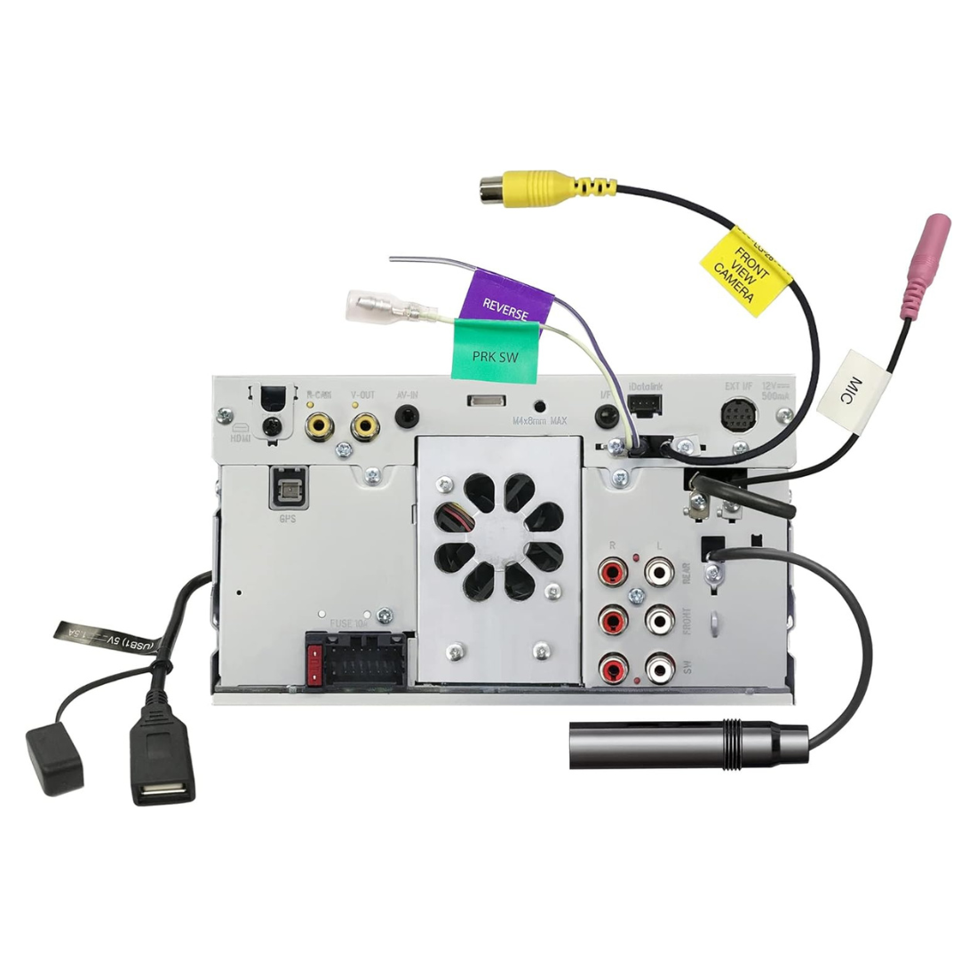 JVC KW-M785BW 2-DIN 6.8" Digital Multimedia Receiver Apple CarPlay Android Auto