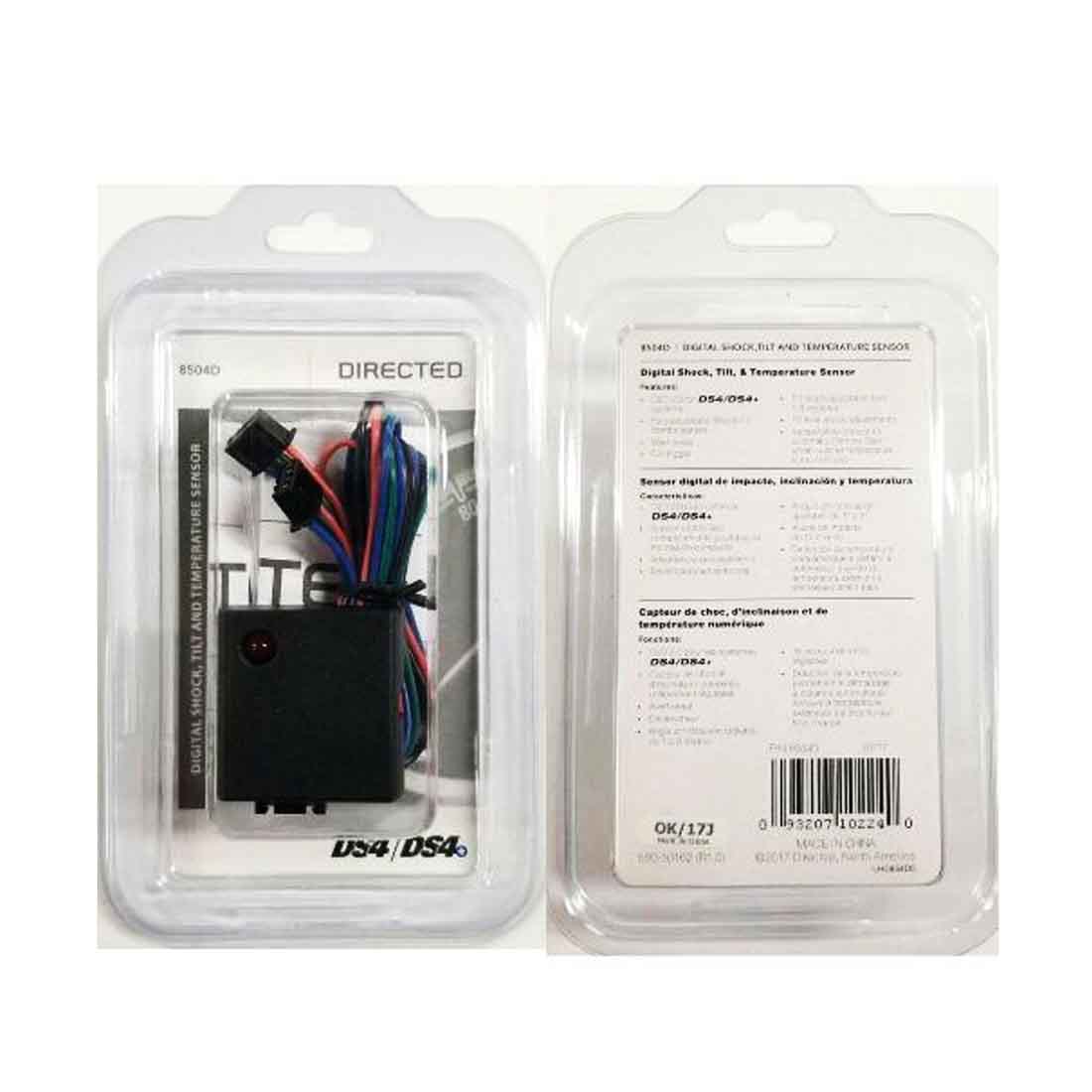 Directed 8504D Digital Shock Tilt and Temperature Sensor for Ds4 Viper Alarm