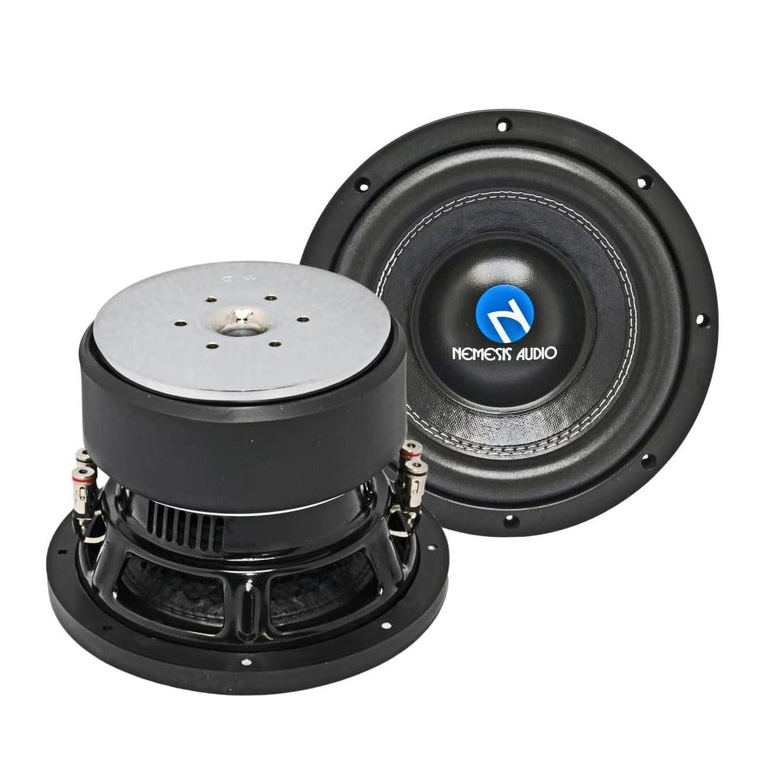 Nemesis NA-8EV.2 D4 1000 W Max 8" Dual 4-Ohm Voice Coil DVC Car Audio Subwoofer