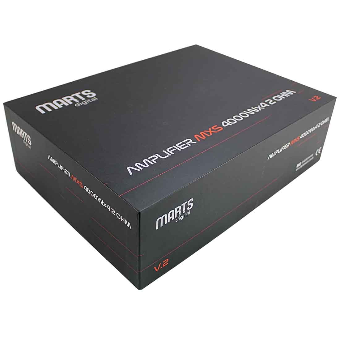 Marts Digital MXS 4000x4 2-Ohm 4-Channel 4000W Full Range Class-D Car Amplifier
