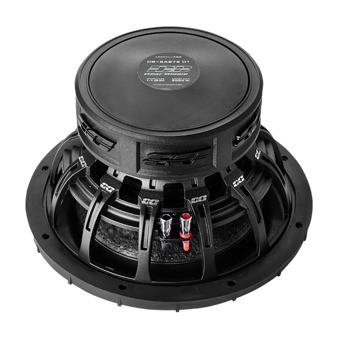 Deaf Bonce DB-SA272 D1 12" 3000W Max Dual 1-Ohm Voice Coil Car Subwoofer