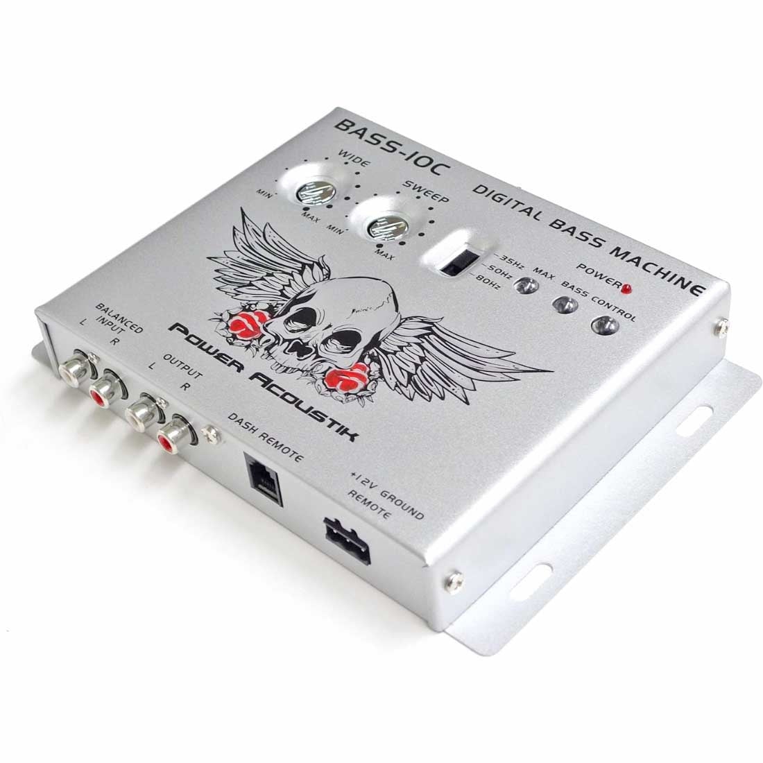 Power Acoustik BASS-10C Digital Bass Reconstruction Processor w/ Remote Gain