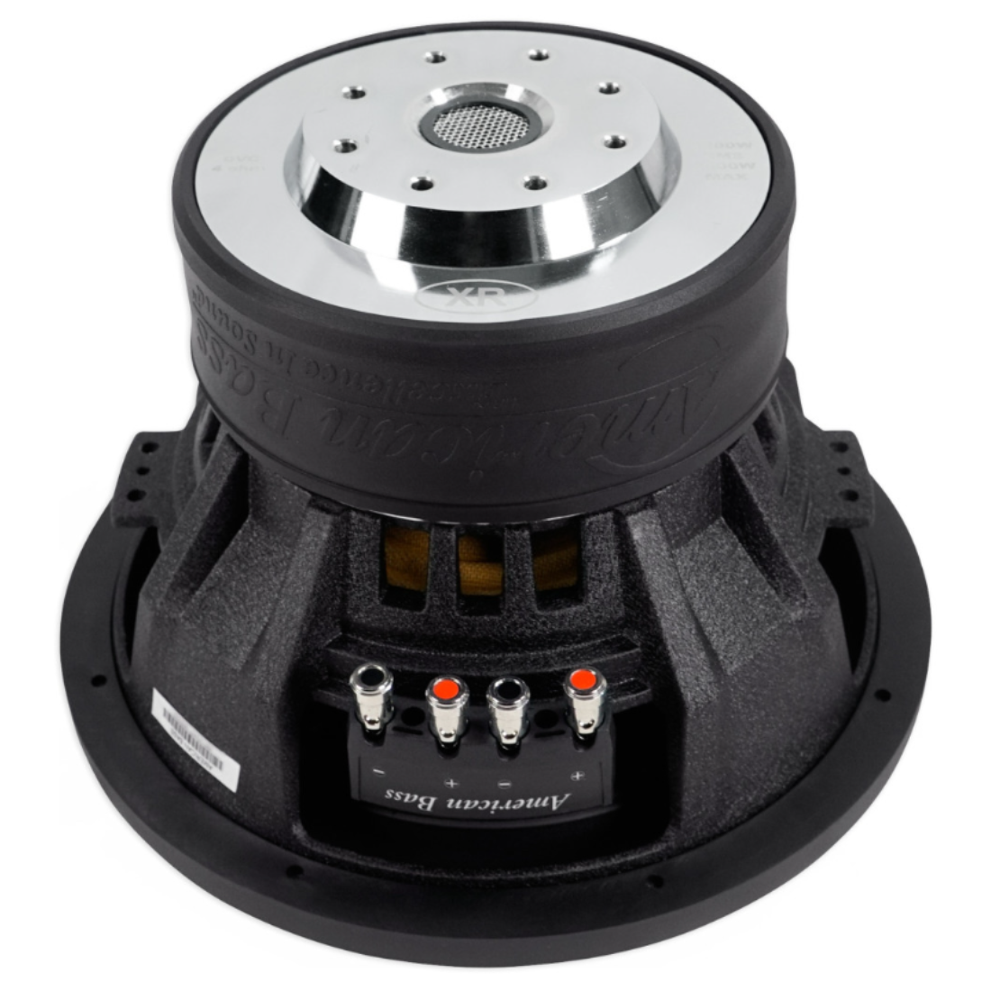 American Bass XR-12D4 12" 2400W Max Dual 4-Ohm Voice Coil Car Audio Subwoofer