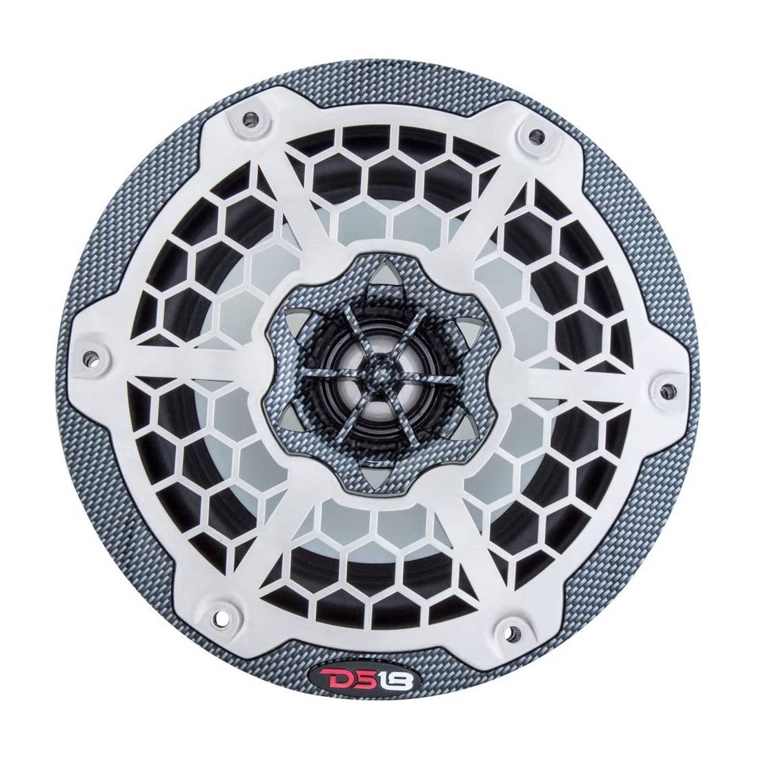 DS18 CF8 450 Watts Max 8" 2-Way Carbon Fiber Hydro Marine Speakers