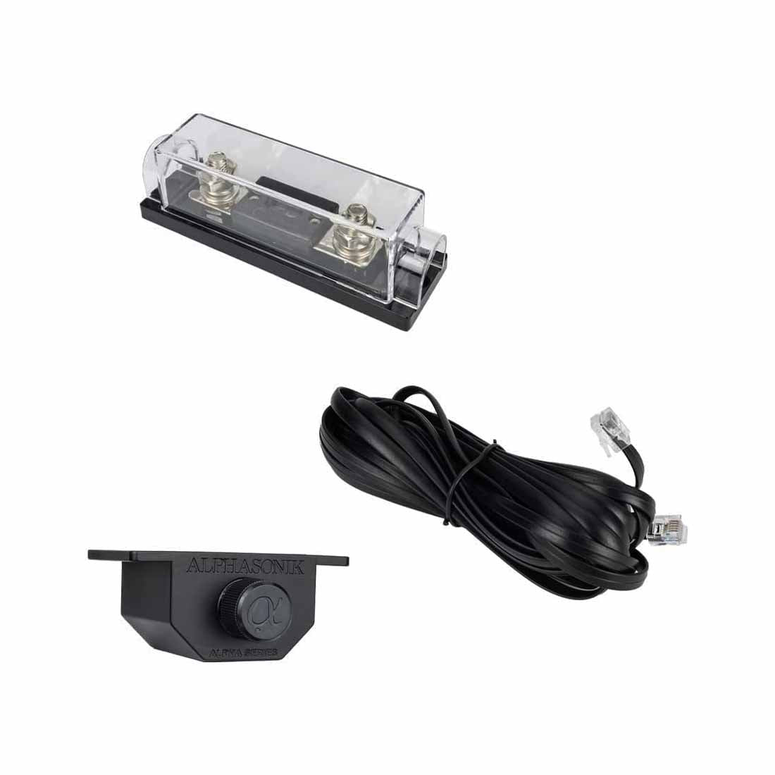 Alphasonik ALPHA3K 1-CH Monoblock 3000 Watts Class-D Full-Range Car Amplifier