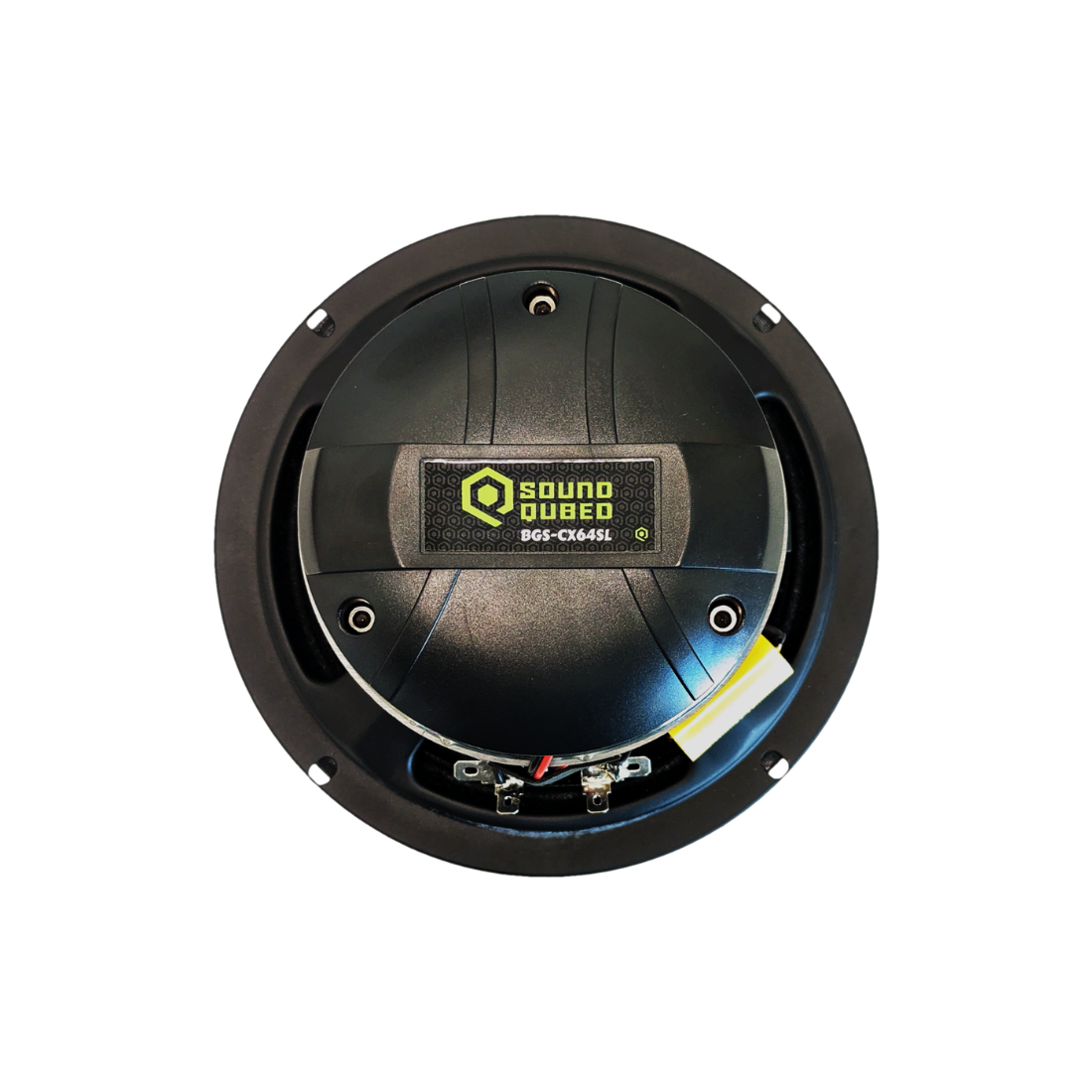 SoundQubed BGS-CX64SL 6.5" 300W Max 4-Ohm Car Coaxial Slim Loudspeaker (Single)