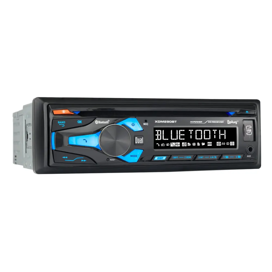 Dual XDM290BT 1-DIN In-Dash CD/MP3/USB/AUX Input/Bluetooth Car Stereo Receiver