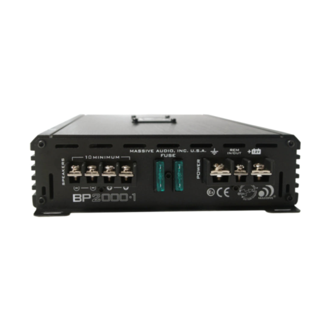 Massive Audio BP2000.1V2 2000W Peak Monoblock Class-D Full Range Car Amplifier