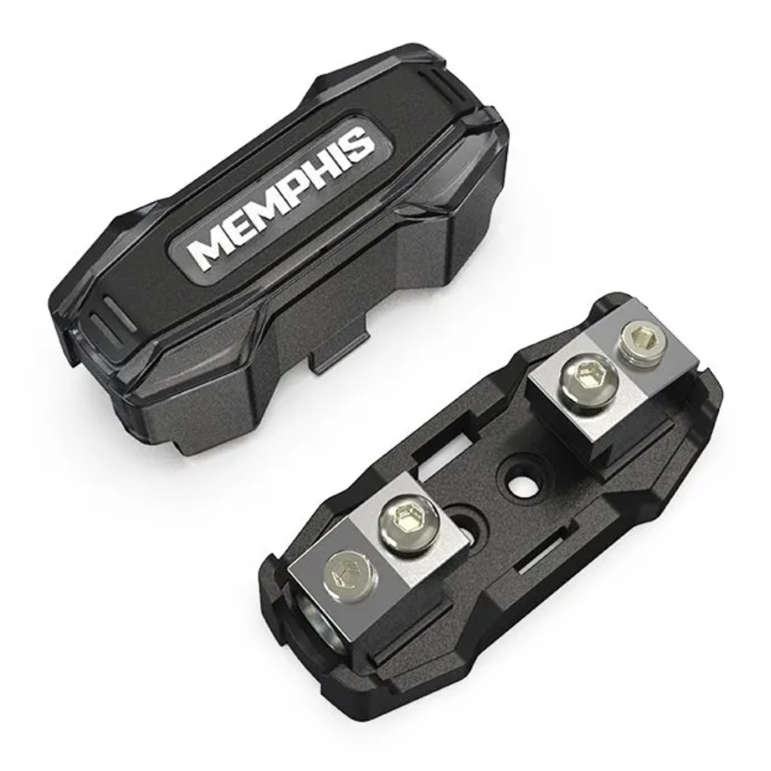Memphis Audio AFSFB 4AWG Input / 4 AWG Output Waterproof Single AFS Fuse Holder