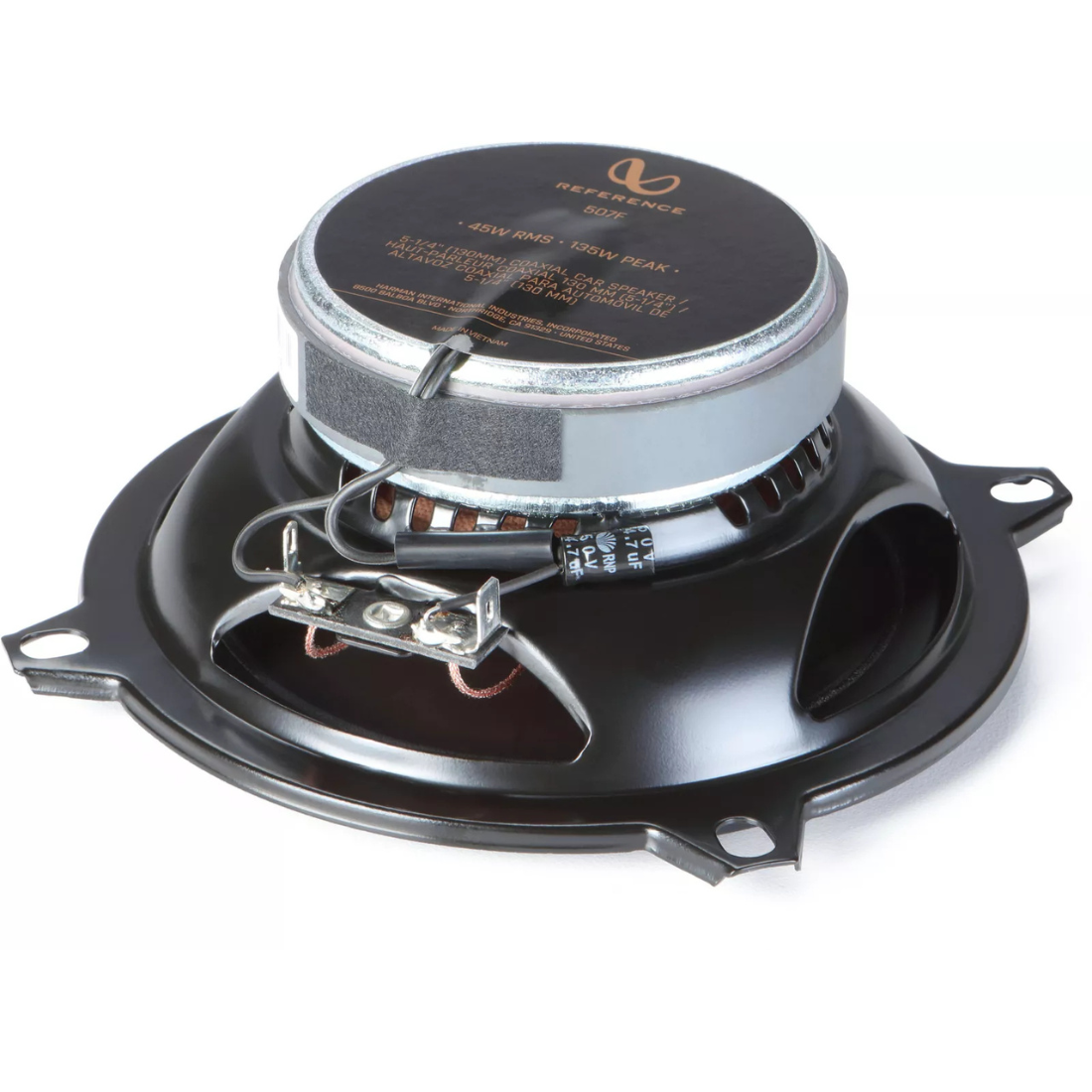 Infinity REF507F 5.25" 270W Peak 2-Way 3-Ohm Car Audio Coaxial Speakers (Pair)