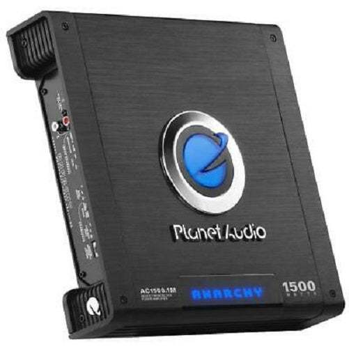 Planet Audio AC1500.1M ANARCHY 1500-watts Monoblock Class A/B 1 Channel 2 Ohm...