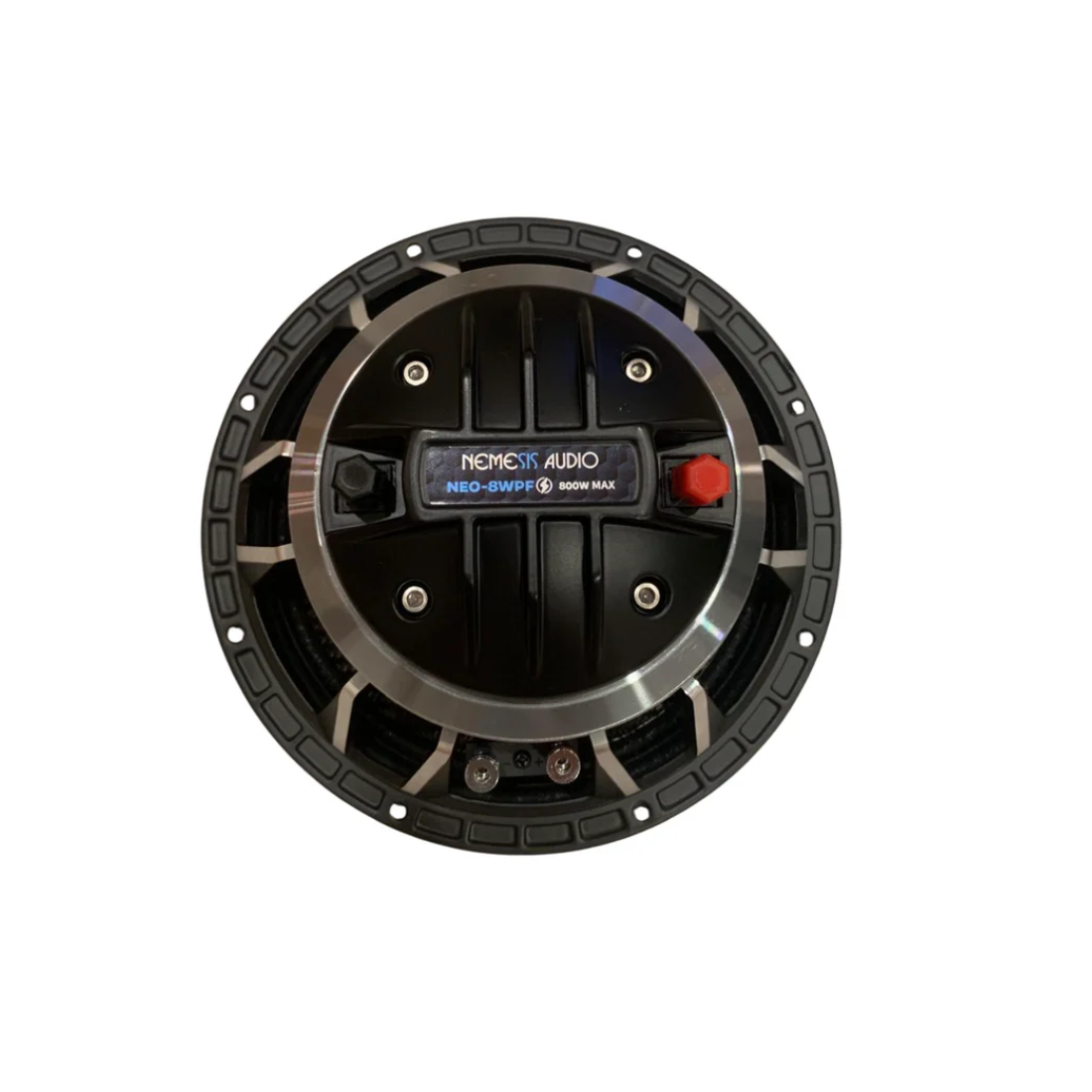 Nemesis Audio NEO-8WPF 8" 800W Peak 4-Ohm 2.5" VC Coaxial Car Speaker (Single)