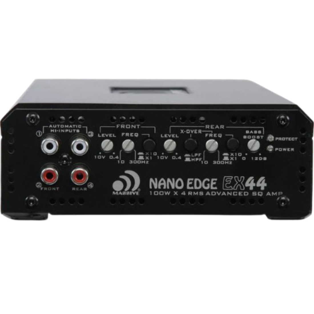 Massive Audio EX44N 4-Channel 400W Peak Full-Range Class-AB Car Amplifier
