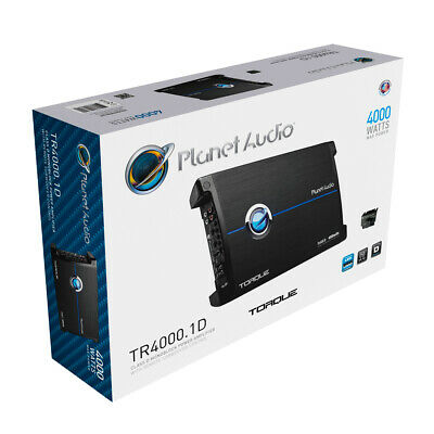 Planet Audio TR4000.1D 4000 W Max 1-CH Monoblock Class D Stereo Car Amplifier