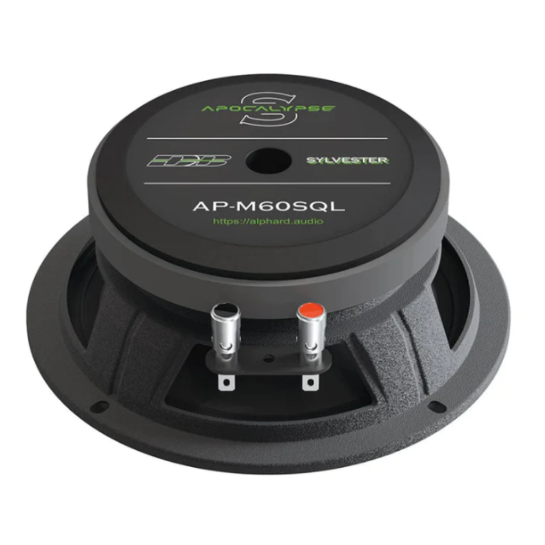 Deaf Bonce Apocalypse AP-M60SQL 6.5" 300W Max 4-Ohms Car Audio Midrange Speakers