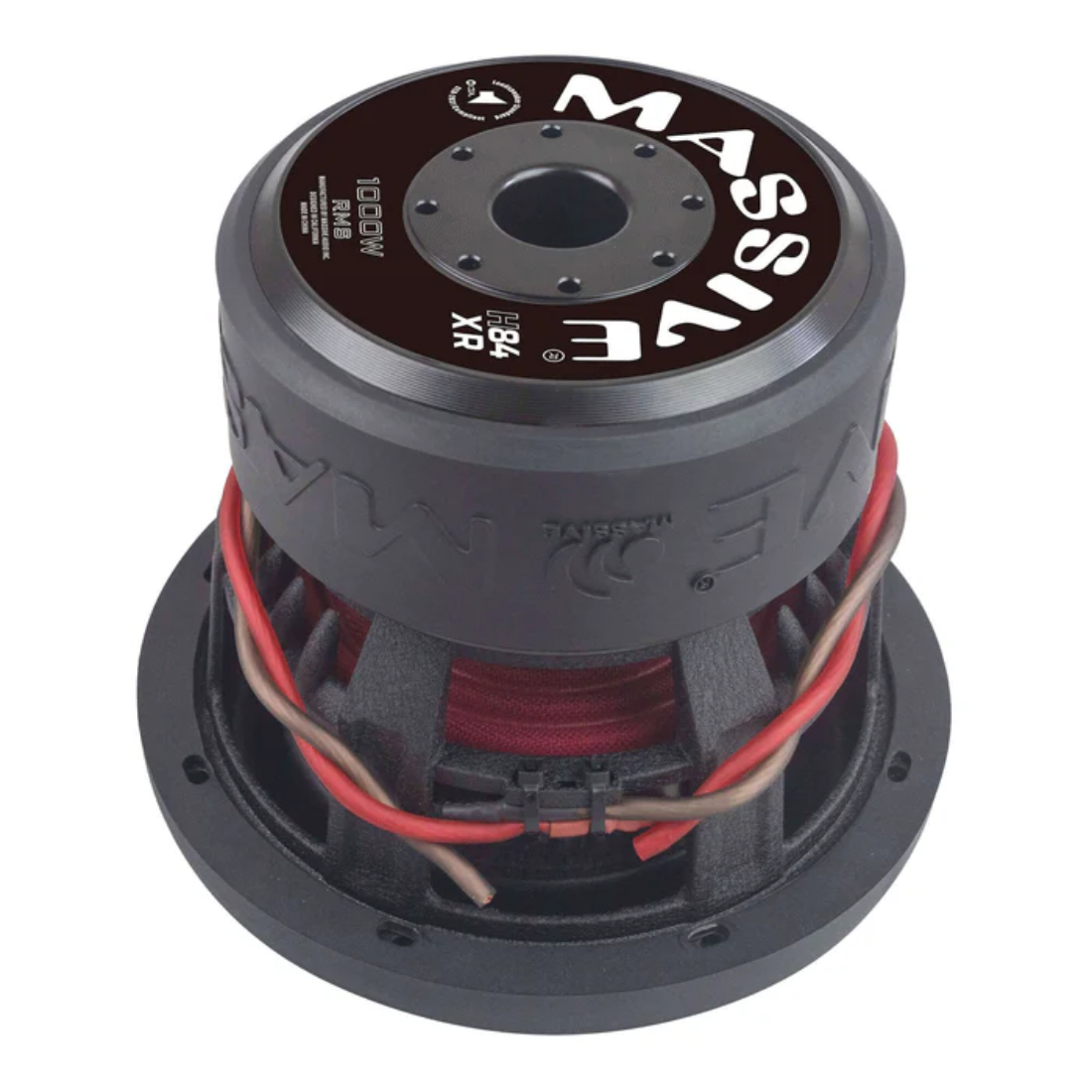 Massive Audio H84XR 8" 1800W Peak 2.5" Dual 4-Ohm Voice Coil DVC Car Subwoofer