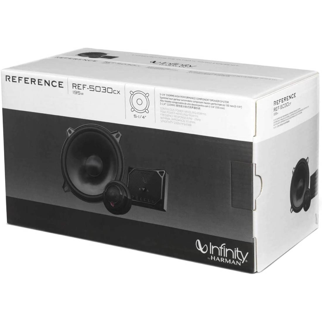 INFINITY 5030CX 5.25" 195 Watts Max Power Car Audio Component Speaker System