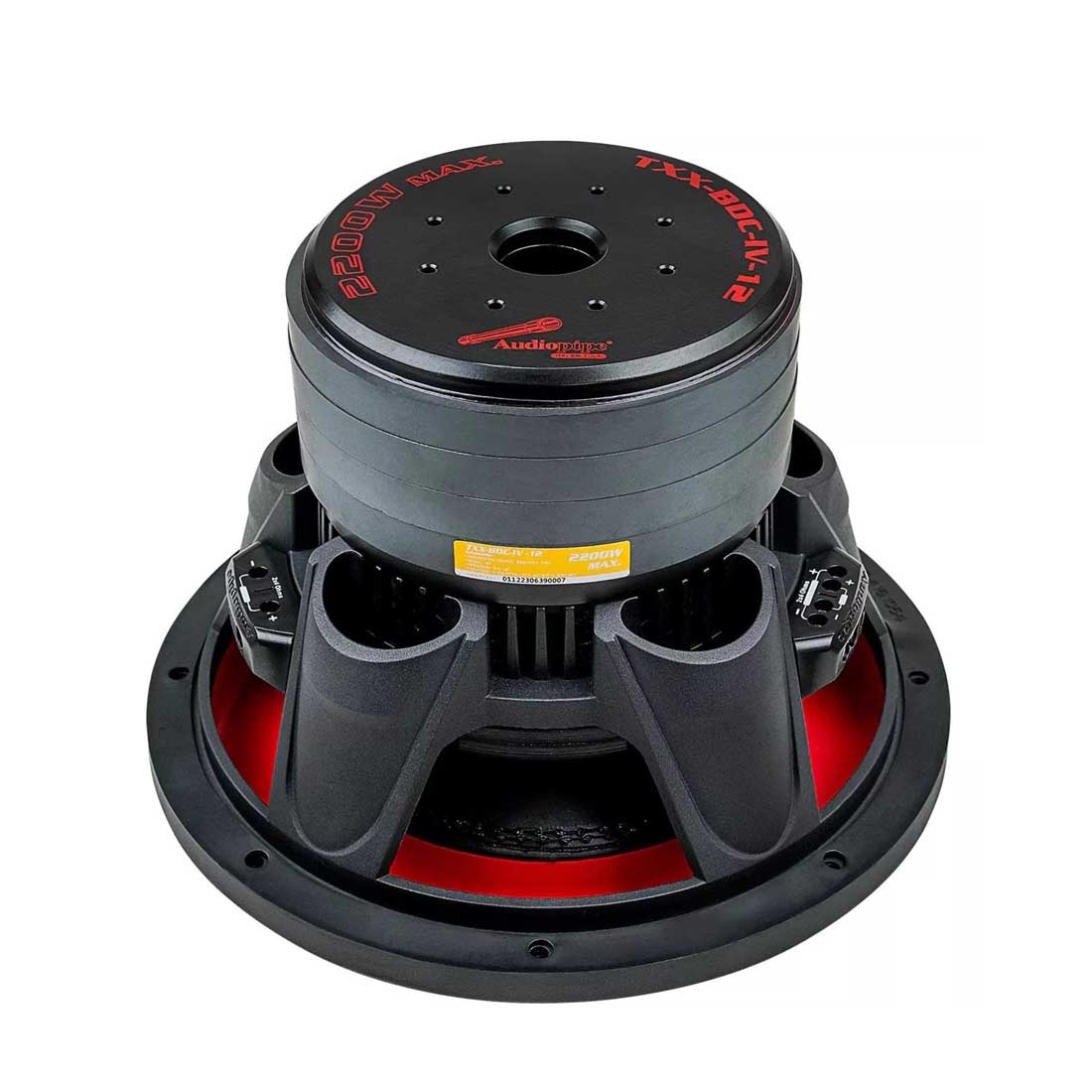 Audiopipe TXX-BDC-IV-12 12" 2200W Max Dual 4-Ohm DVC Quad Stack Car Subwoofer