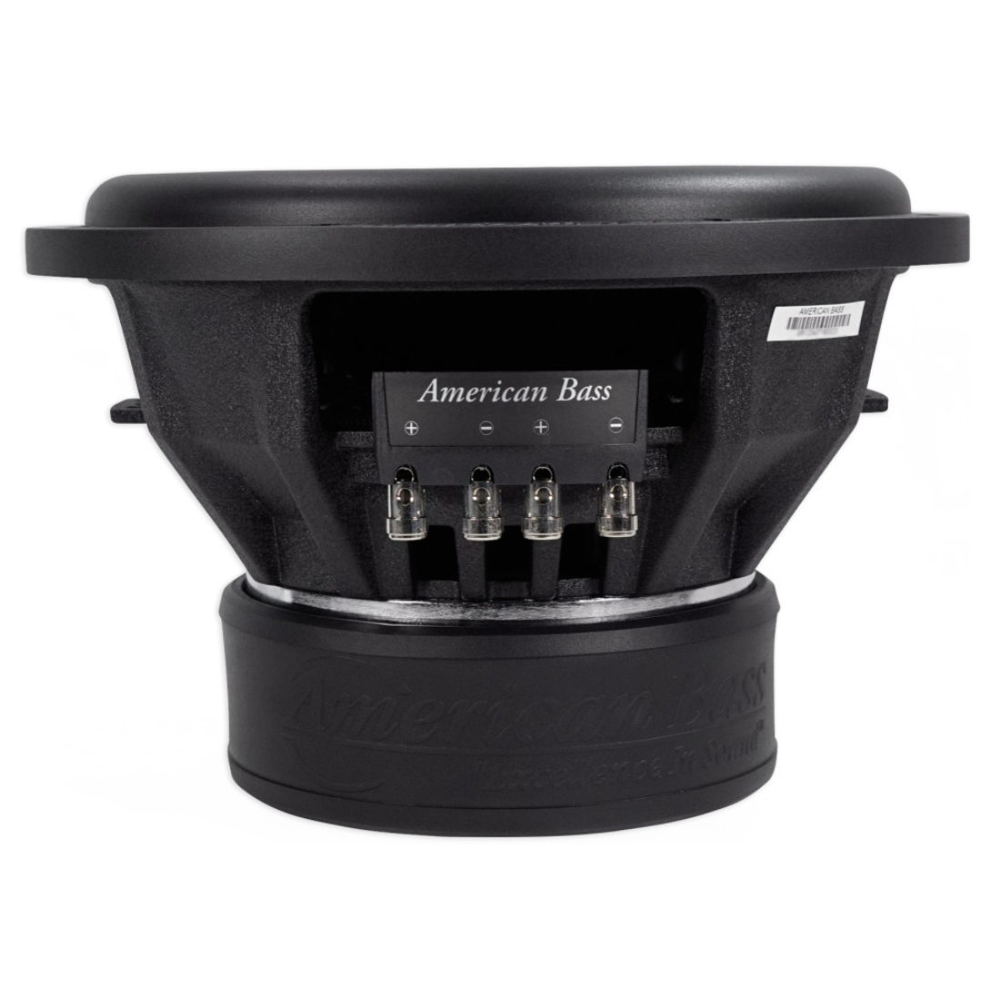 American Bass XR-12D4 12" 2400W Max Dual 4-Ohm Voice Coil Car Audio Subwoofer
