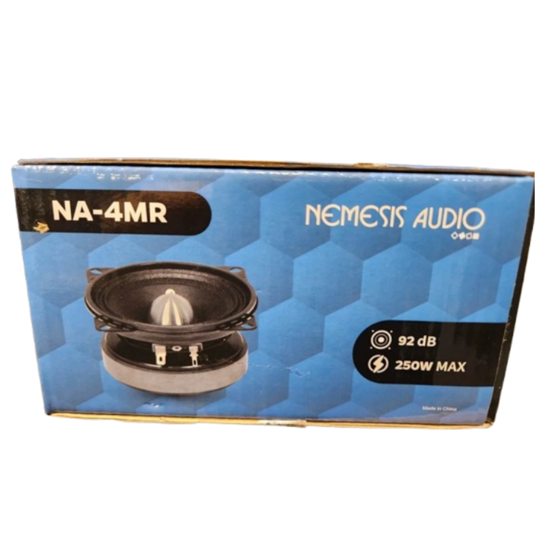 Nemesis Audio NA-4MR 4" 125W RMS 4 Ohm Car Midrange Speaker for Audio Systems