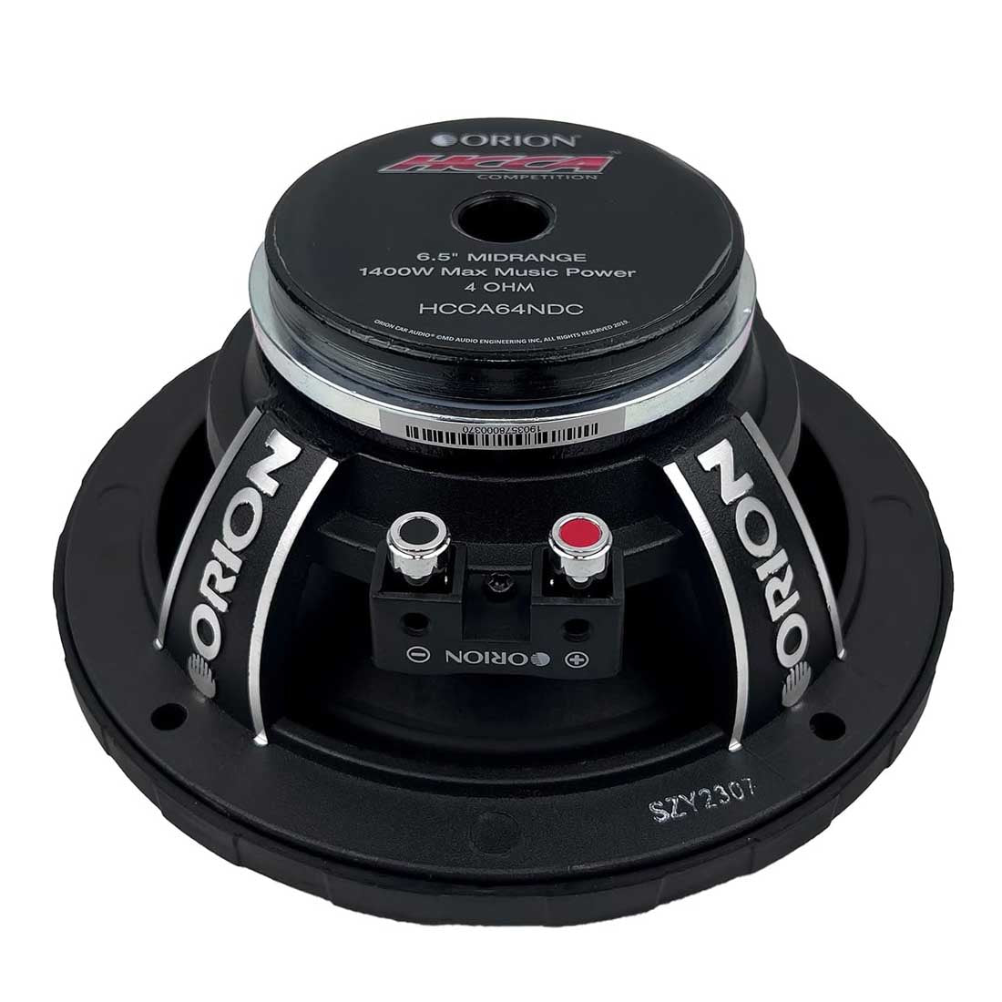 Orion HCCA64NDC 6.5" 1400W Peak 4-Ohm Neodymium Dust Cap Midrange Speakers Pair