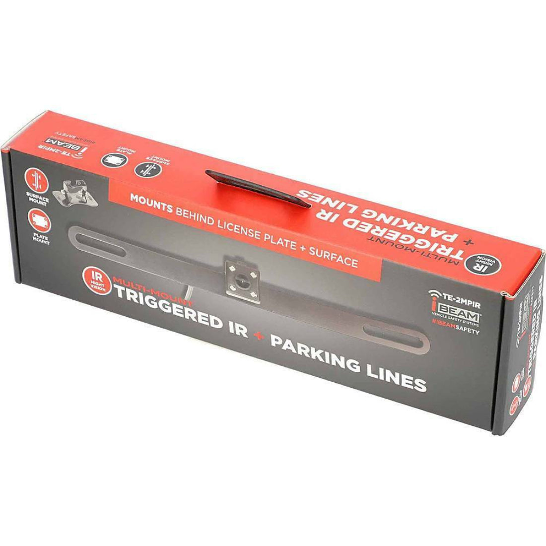 iBeam TE-2MPIR Surface License Plate Multi-Mount IR Accessory Back-up Camera
