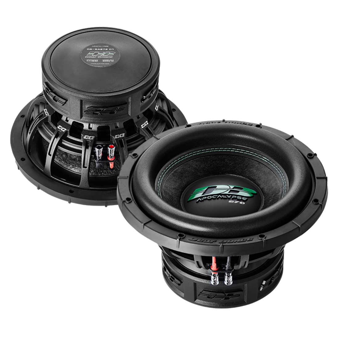 Deaf Bonce DB-SA272 D1 12" 3000W Max Dual 1-Ohm Voice Coil Car Subwoofer