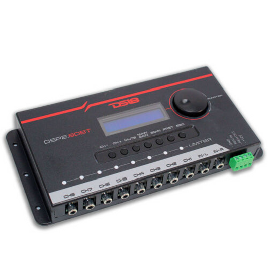 DS18 DSP2.8DBT 2-Channel In & 8-Channel Out Digital Sound Processor w/ Bluetooth