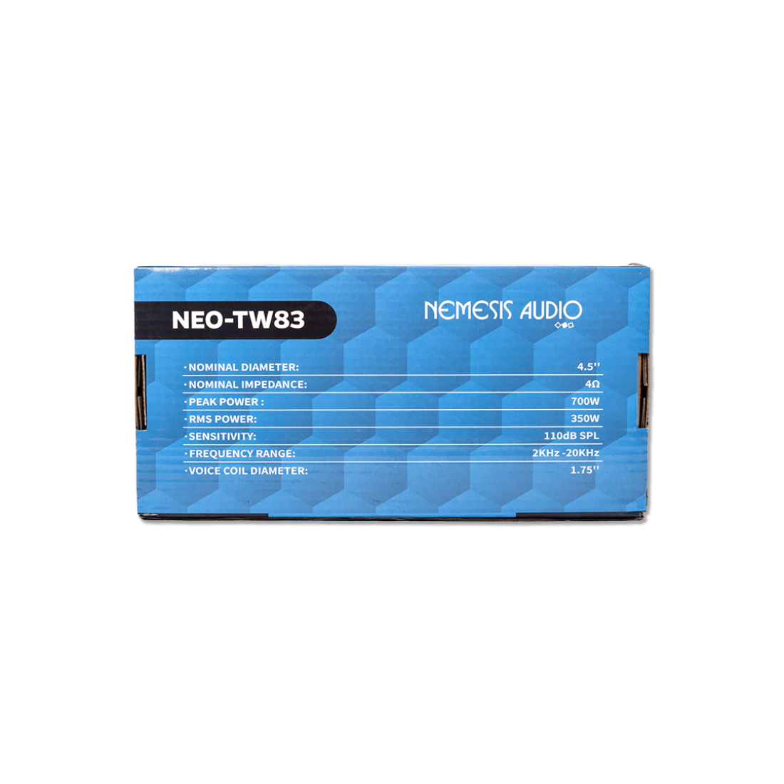 Nemesis Audio NEO-TW83 4.5" 700W Peak Power 4-Ohm 1.75" VC Super Tweeters (Pair)