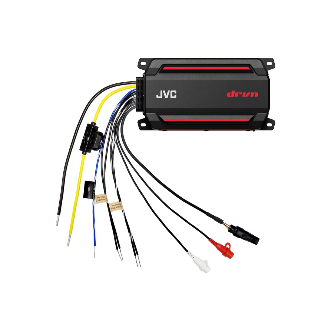 JVC KS-DR2001D 600W Max Mono Car/UTV/Motorcycle Compact Digital Marine Amplifier