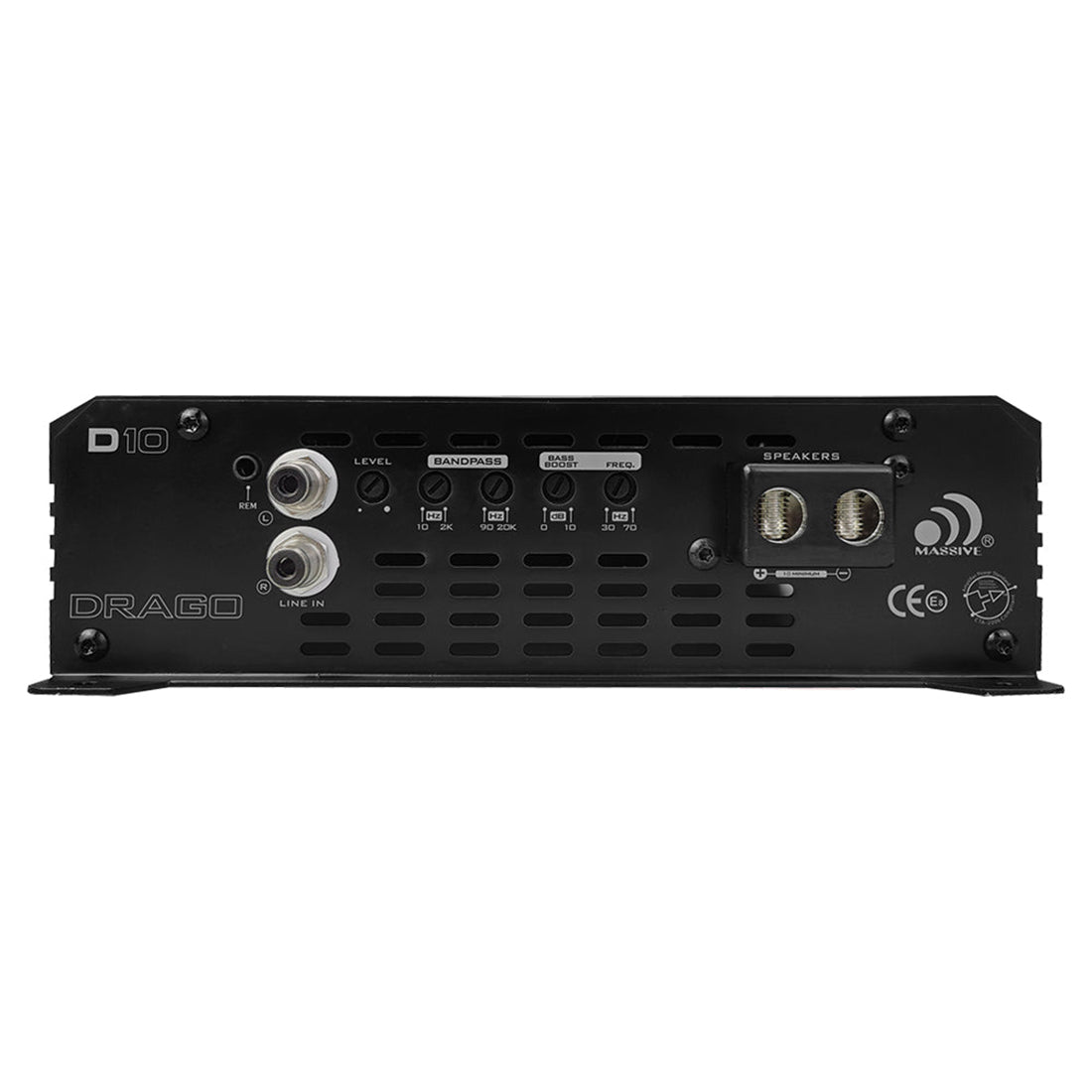 Massive Audio D10 10,000 W Max Monoblock Class D Micro Full Range Car Amplifier