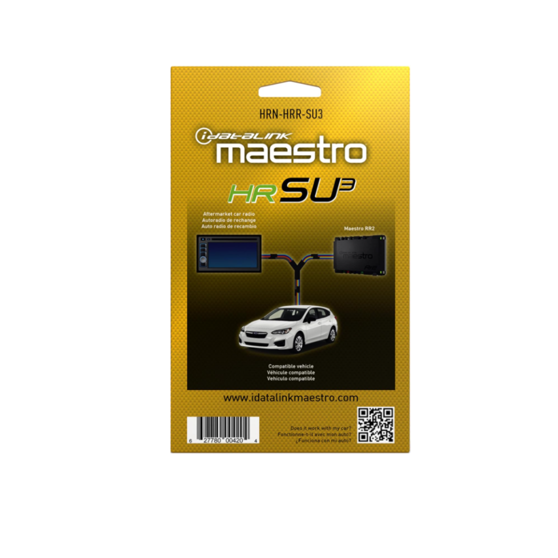 iDatalink Maestro HRN-HRR-SU3 Installation T-Harness for Select Subaru 2017-Up