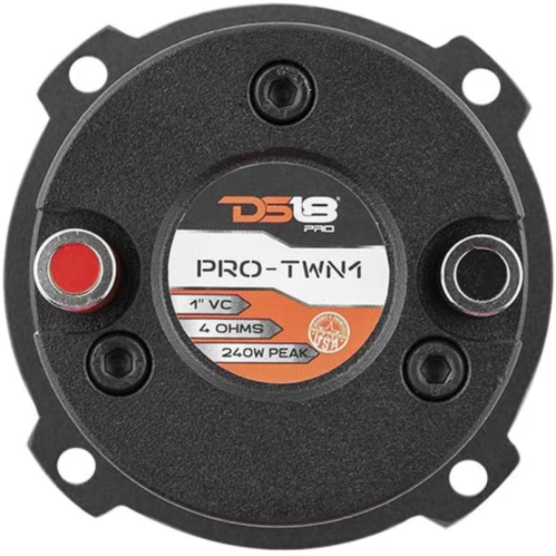 DS18 PRO-TWN1 3" 240W Peak 4-Ohms Neodymium Car Audio Slim Super Bullet Tweeter