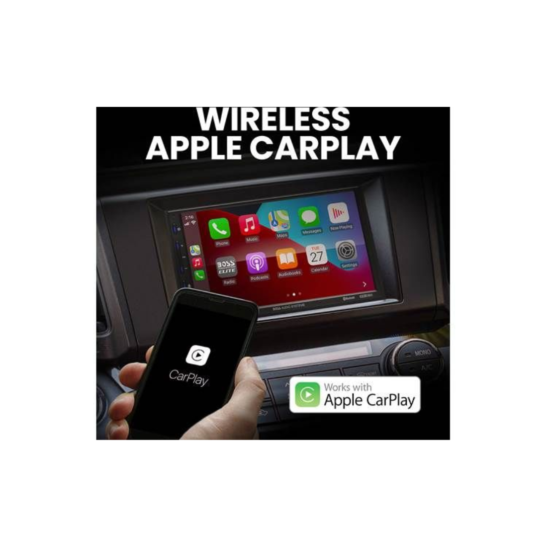 Boss Audio BE920WCPA 7" Apple CarPlay & Android Auto Digital Multimedia Receiver