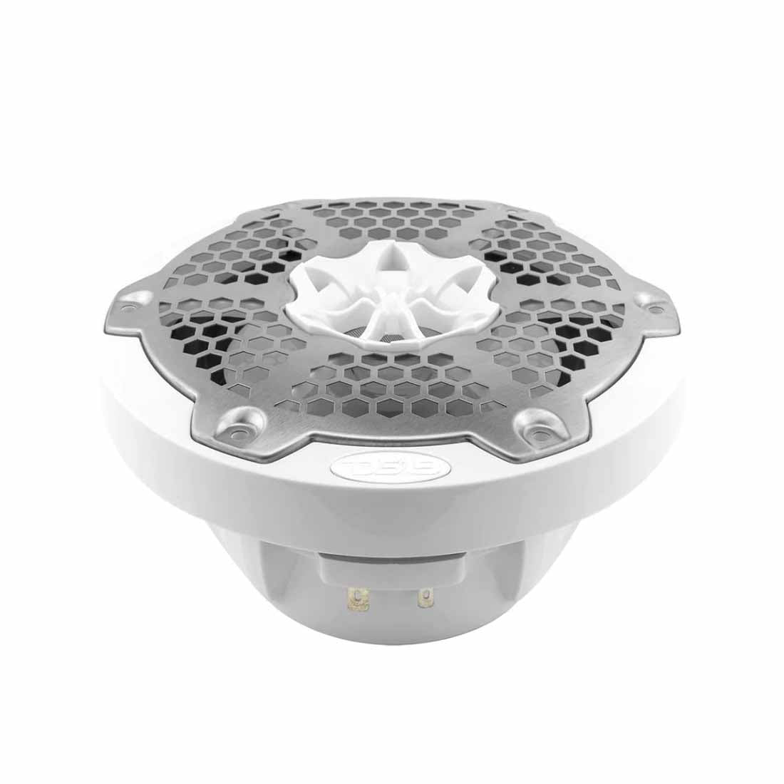 DS18 NXL-6M/WH 6.5" 300W Max 2-Way Marine Speakers w/ RGB LED Lights - White