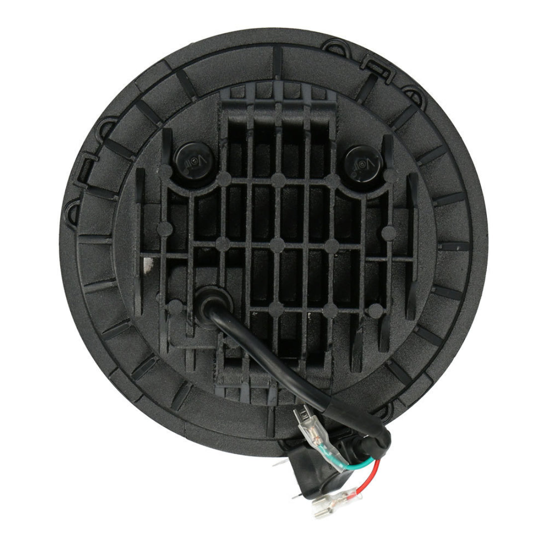 METRA JP-702S Headlights with Silver Face and Full Halo - 7 Inch, 9 LED