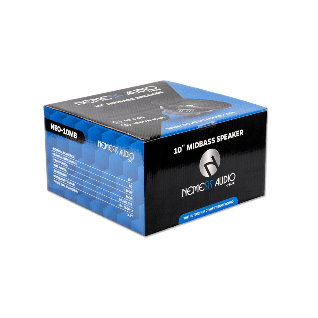 Nemesis Audio NEO-10MB 10" 1500W Peak Power 8-Ohm Midbass Speaker (Single)